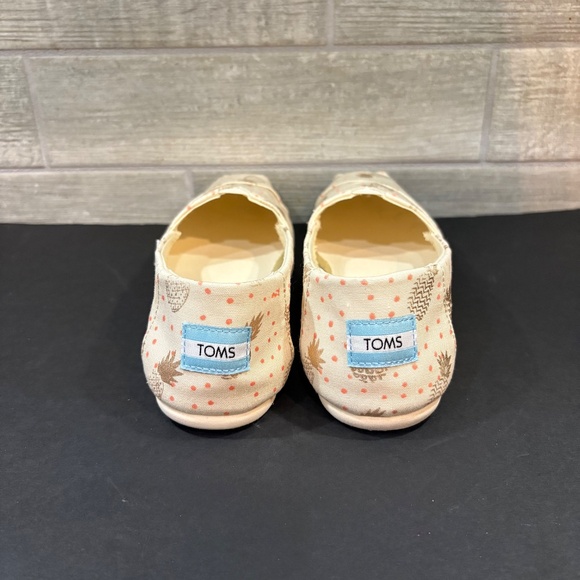 Tom’s Alpargata Rose Gold Pineapple Slip on Shoe Size‎ 7.5 - Picture 7 of 11